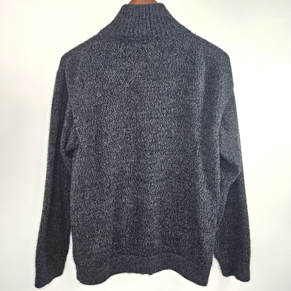 ALPACA FINA Grey Knit Cardigan Jacket - Picture 6 of 7